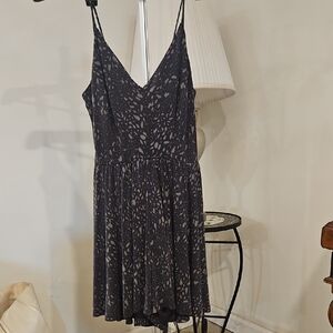 Silence + Noise Dark Patterned Jumpsuit